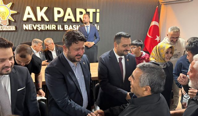 AK Parti Nevşehir teşkilatı bayramlaşma programında buluştu