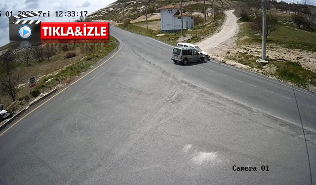 Nevşehir’de kavşakta kaza: Yaralı sürücü hastaneye kaldırıldı