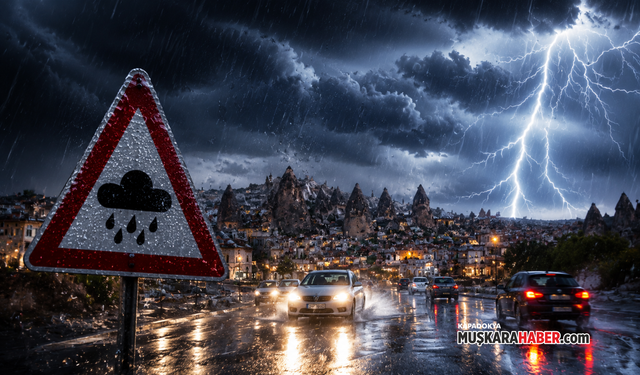 Meteoroloji’den Nevşehir’e son dakika yağış uyarısı