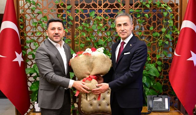 Başkan Arı’dan Vali Hüseyin Kök’e hayırlı olsun ziyareti