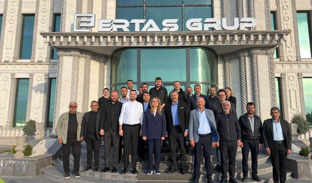 Seçim öncesi önemli ziyaret: Ertaş, MHP heyetine projelerini anlattı