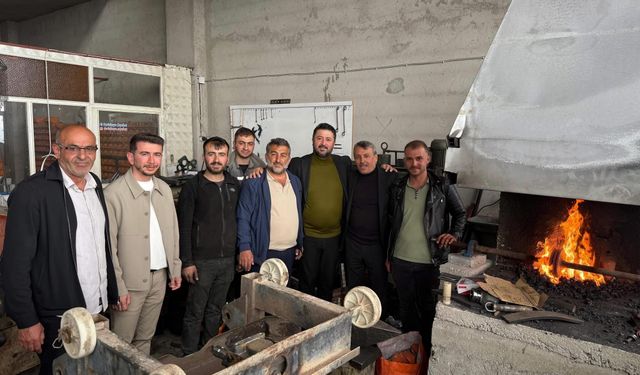Derinkuyu sanayisinde yoğun ziyaret! Milletvekili Çalışkan esnafın sorunlarını dinledi