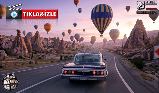 GTA efsanesi Kapadokya’da görüldü: Tommy Vercetti Göreme sokaklarında!