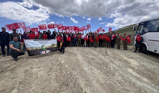 Ürgüp’te Mehmetçik Hatıra Ormanı için fidanlar toprakla buluştu