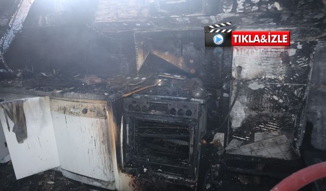 Nevşehir’de çatı katından yükselen dumanlar mahalleyi alarma geçirdi