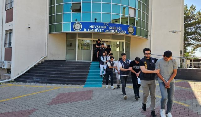Nevşehir merkezli dolandırıcılık operasyonunda 17 şüpheli tutuklandı