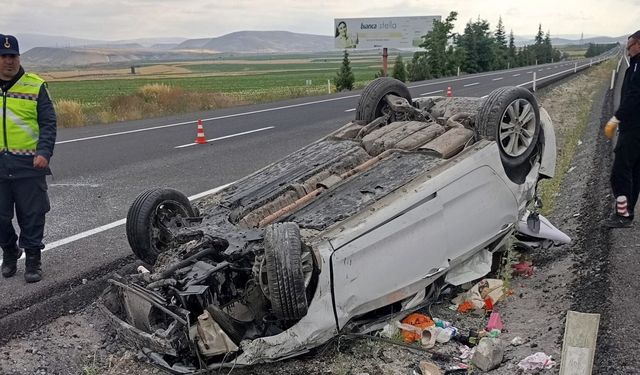 Ürgüp-Kayseri yolunda feci kaza! 2'si bebek 4 yaralı