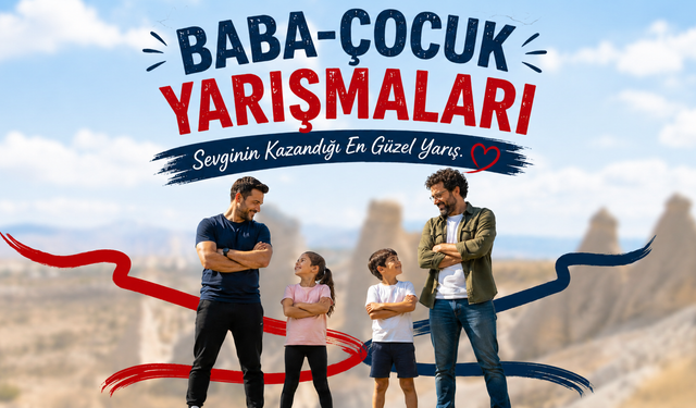 Ürgüp’te baba çocuk takımları büyük ödül için yarışacak