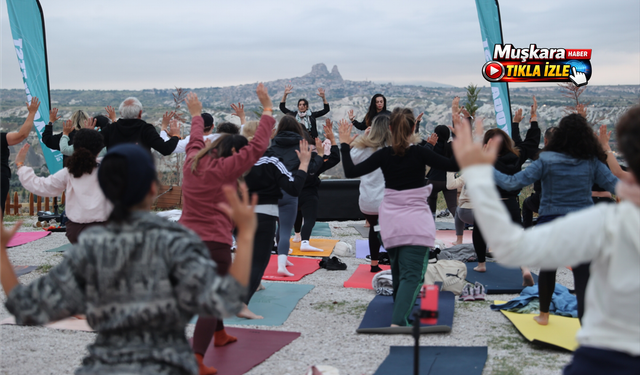 Kapadokya'nın büyüleyici atmosferinde yoga ve meditasyon
