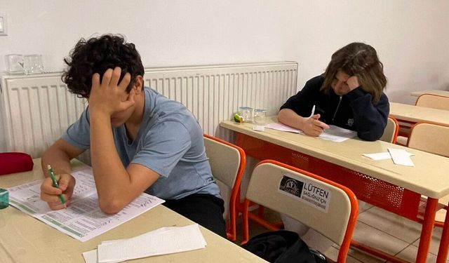 LGS öncesi sınav heyecanı! Simya Koleji öğrencileri provada ter döktü