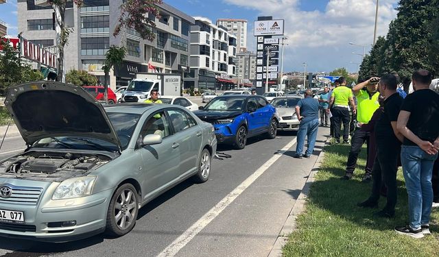 Nevşehir'de zincirleme trafik kazası: 2 yaralı