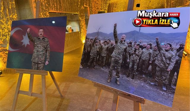 Kapadokya'da duygulandıran buluşma! Karabağ Zaferi Sergisi büyük ilgi gördü