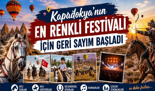 Kapadokya'da 3 gün sürecek dev festival! Program belli oldu