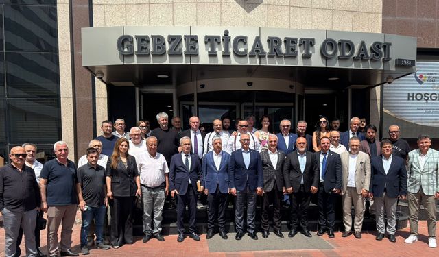 Gebze, TGF ve Basın Vakfı yönetimini ağırladı