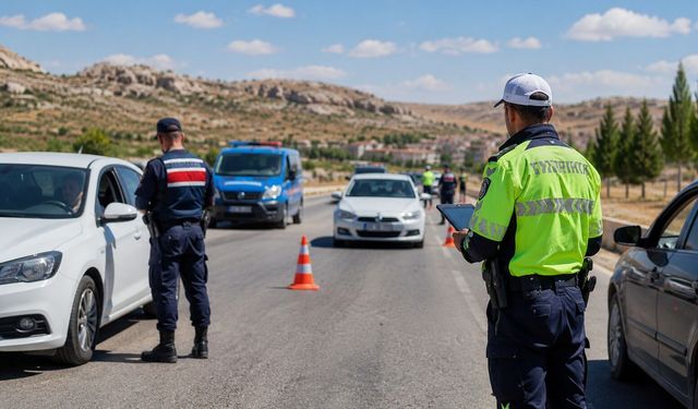 Acıgöl'de dikkat çeken bilanço! Binlerce kişi ve araç denetlendi