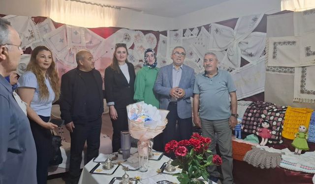 Aylarca emek verdiler! Güzelyurtlu kadınların eserleri büyük beğeni topladı