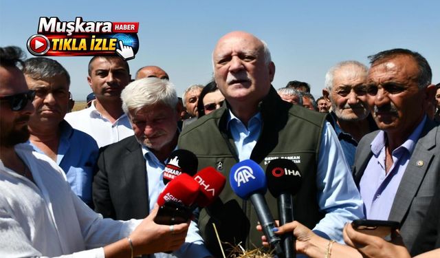 Bayraktar’dan Nevşehir’de çarpıcı açıklama: 34 bin dekar arazi zarar gördü