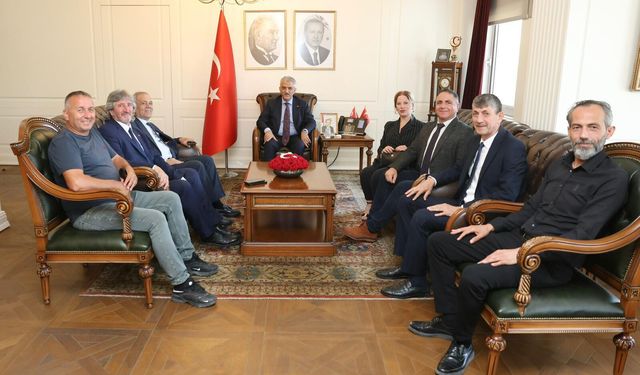 TGF yönetimi Düzce'de protokol ve basın temsilcileriyle buluştu