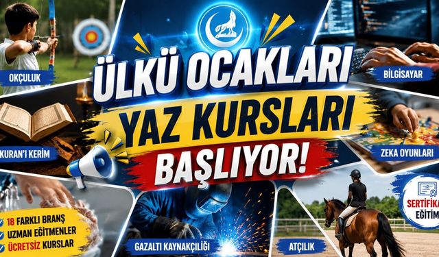 Ülkü Ocakları başvuruları açtı: Okçuluktan bilgisayara 18 farklı kurs!