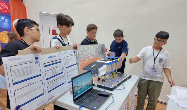 Nevşehirli gençler uzay teknolojileriyle göz doldurdu