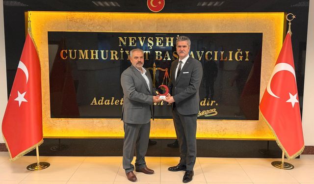Kızılay Nevşehir'den Başsavcı Çalış’a hayırlı olsun ziyareti