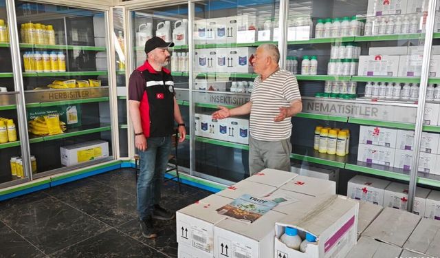 Nevşehir’de bitki koruma ürünleri bayileri mercek altında