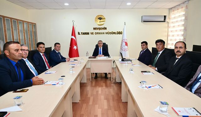 Nevşehir tarımında yol haritası belirleniyor