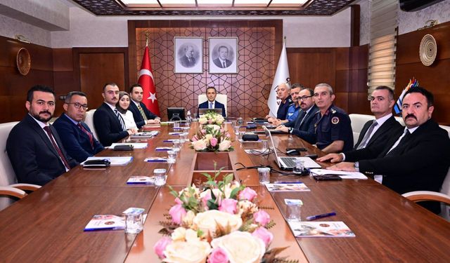 Nevşehir’de güvenlik masası kuruldu: Asayiş çalışmaları ele alındı