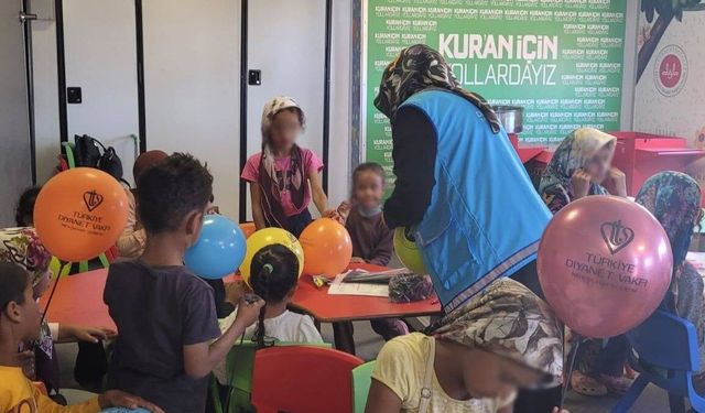 Kur’an kursu çocukların ayağına geldi: Mobil eğitim tırı Avanos’ta