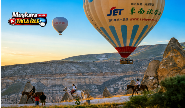 Kapadokya semalarında turist rekoru: 6 Ayda 256 bin kişi gökyüzüne çıktı