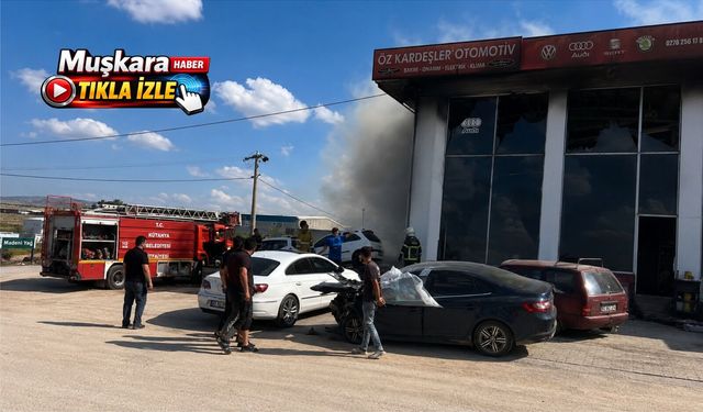 Nevşehir sanayisinde patlamalı yangın paniği: 2 yaralı