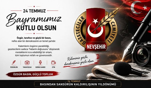 Ekici’den 24 Temmuz Gazeteciler ve Basın Bayramı mesajı