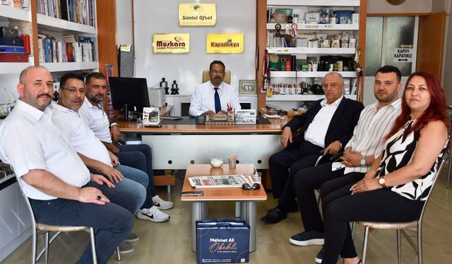 NTSO Başkan Adayı Mehmet Ali Öbekli’den Muşkara Haber’e ziyaret
