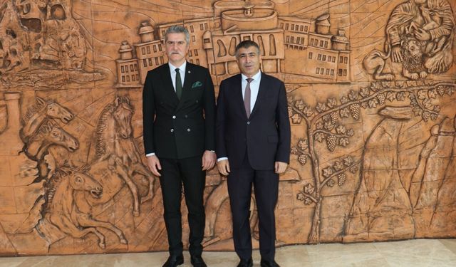 Cumhuriyet Başsavcısı Çalış’tan Rektör Aktekin’e iade-i ziyaret