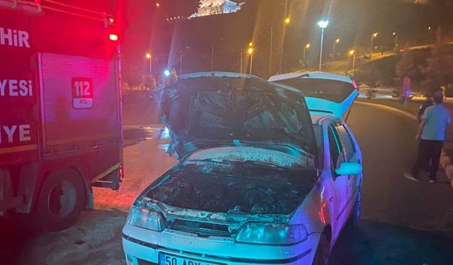 Nevşehir’de sürücünün dikkati olası faciayı önledi