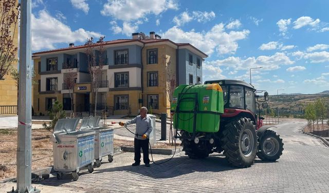 Ekipler Sulusaray'da haşerelere geçit vermiyor