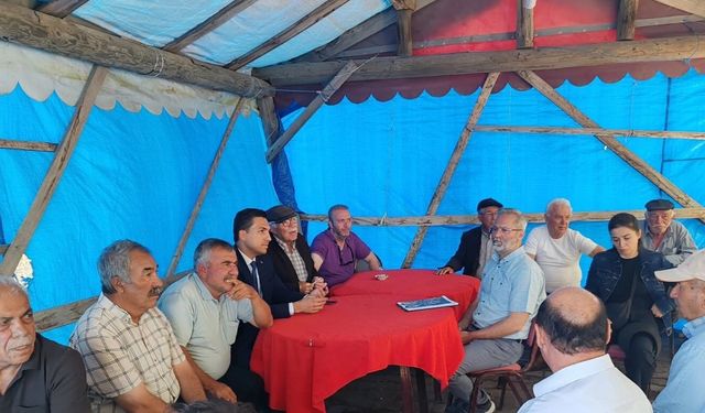Kaymakam Savaş, Karasenir köyünde talepleri yerinde inceledi