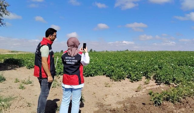 Nevşehir tarımında dijital dönem: Ekipler sahaya çıktı