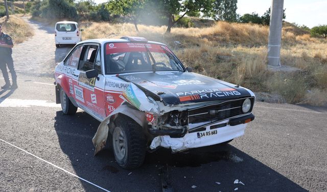 Kapadokya Rallisi’nde final etabında kaza: 3 yaralı