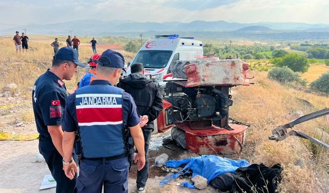 Nevşehir’de feci traktör kazası: 1 ölü