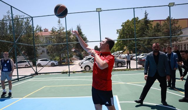 Nevşehir’de 3x3 basketbol heyecanı parkelere taştı