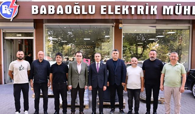 Vali Kök’ten NTSO Başkan Adayı Yüksel Babaoğlu’na ziyaret