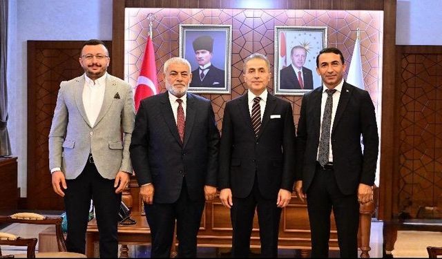 Mustafa Şen’den Vali Hüseyin Kök’e ziyaret