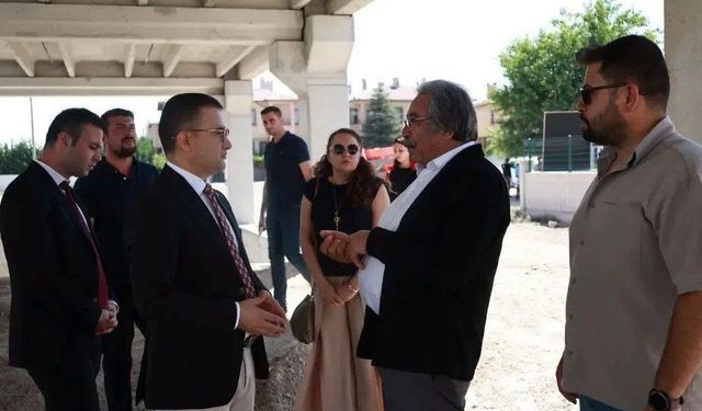 Avanos Yarı Olimpik Yüzme Havuzu Projesi yerinde incelendi