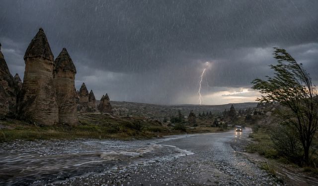 Meteorolojiden Nevşehir’e sağanak uyarısı