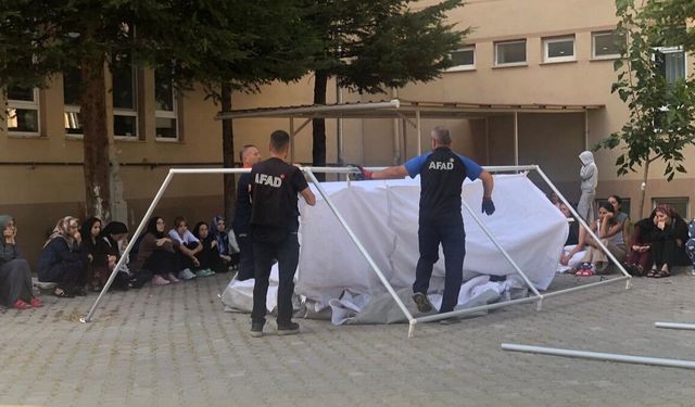 Nevşehir’de öğrencilere hayati eğitim: AFAD uygulamalı anlattı