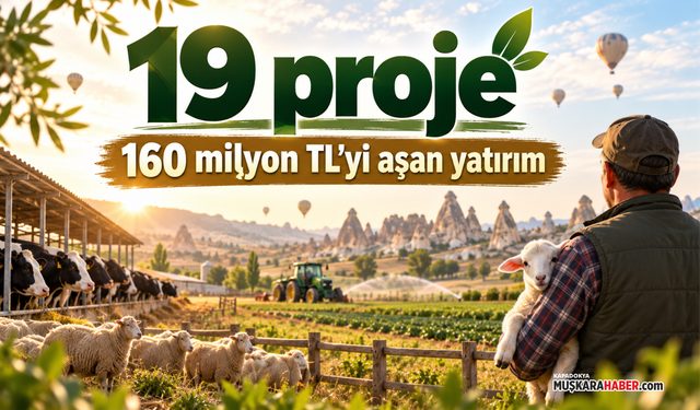 Nevşehir’de kırsal kalkınmaya 160 milyon TL’lik dev yatırım