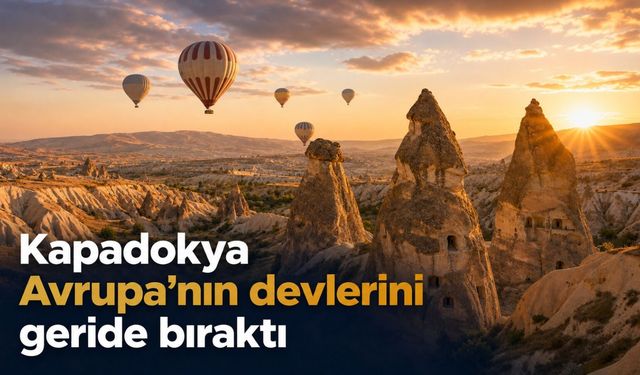 Kapadokya Avrupa’nın gözde rotalarını geçti: Zirveye yerleşti