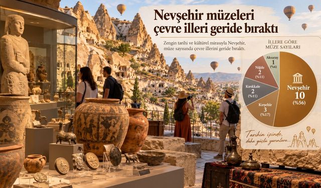 Nevşehir’in kültür hazinesi büyüyor: 10 müzede 35 binden fazla eser