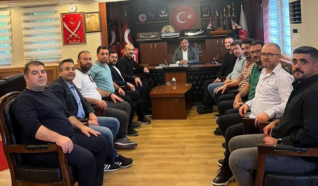 Mustafa Ertaş’tan Acıgöl Belediye Başkanı Eroğlu’na ziyaret